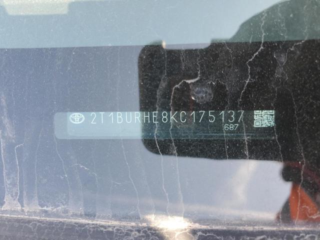 2019 TOYOTA COROLLA L - 2T1BURHE8KC175137