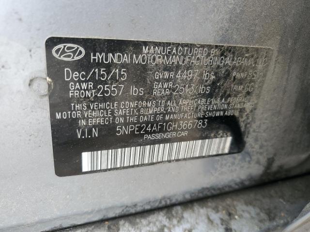 2016 HYUNDAI SONATA SE - 5NPE24AF1GH366783