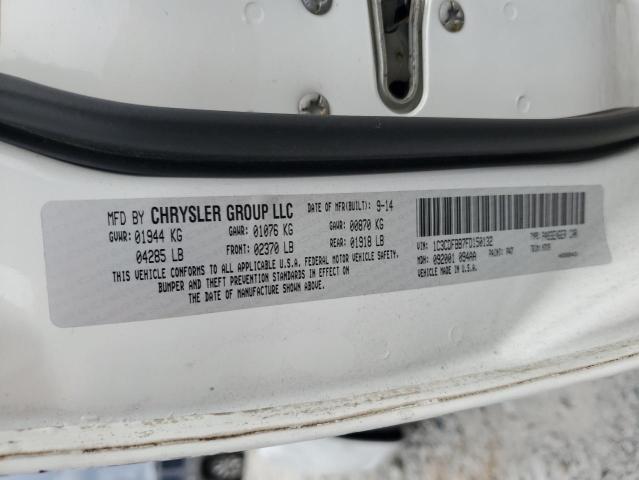 2015 DODGE DART SXT - 1C3CDFBB7FD150132
