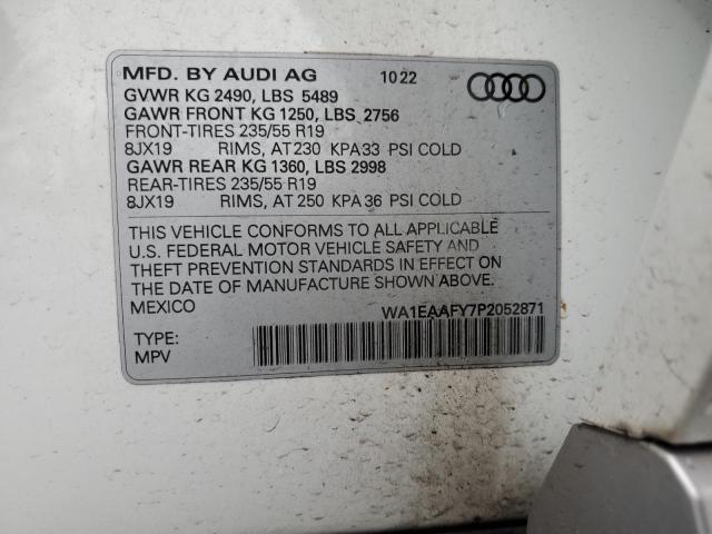 2023 AUDI Q5 PREMIUM - WA1EAAFY7P2052871