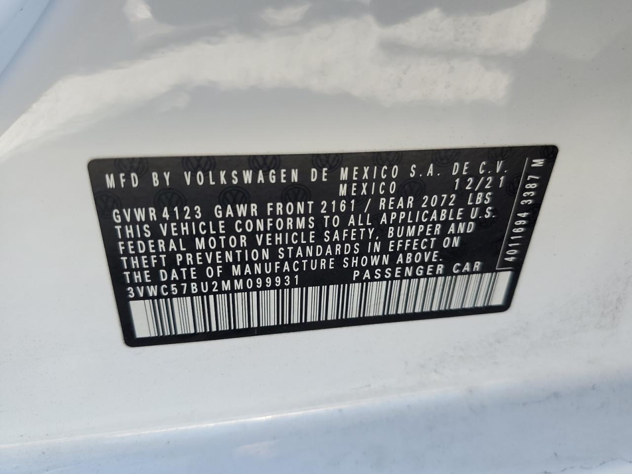 Volkswagen Jetta s 2021