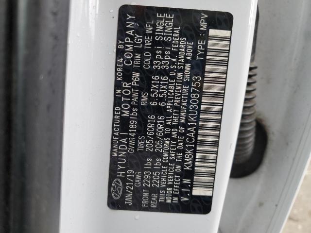 2019 HYUNDAI KONA SE - KM8K1CAA1KU308753