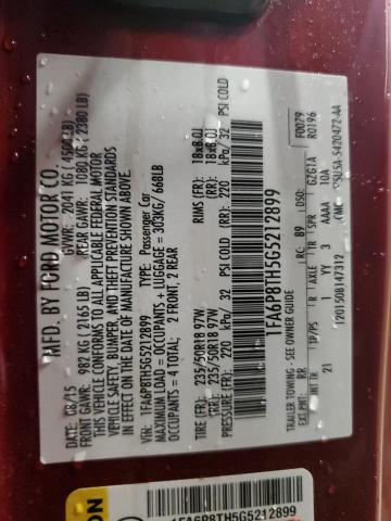 2016 FORD MUSTANG - 1FA6P8TH5G5212899