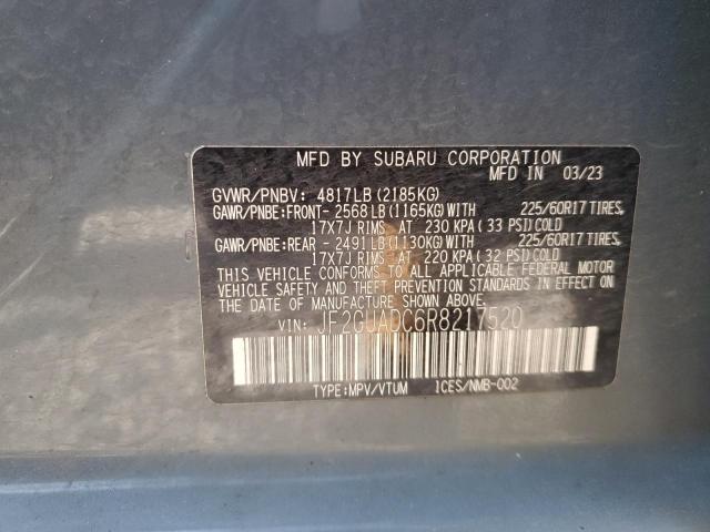 2024 SUBARU CROSSTREK - JF2GUADC6R8217520