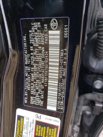 2016 TOYOTA CAMRY LE - 4T1BF1FK1GU162434