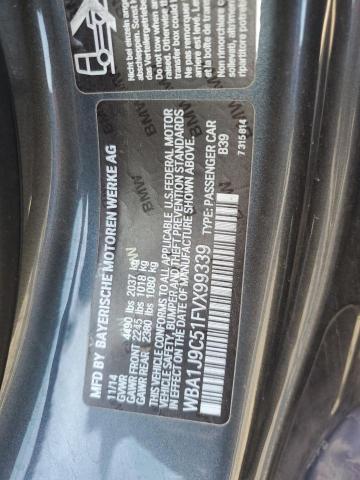 2015 BMW M235XI WBA1J9C51FVX99339