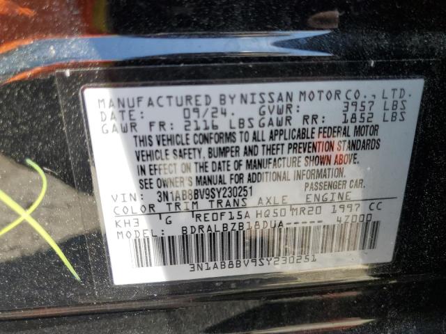 2025 NISSAN SENTRA S 3N1AB8BV9SY230251
