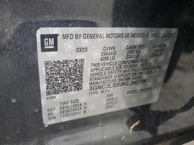 2019 CHEVROLET TRAX 1LT - 3GNCJLSB8KL340794