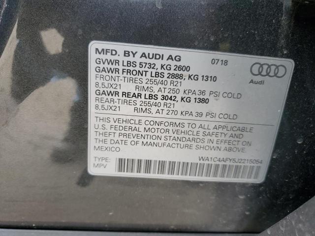 2018 AUDI SQ5 PRESTI WA1C4AFY5J2215054