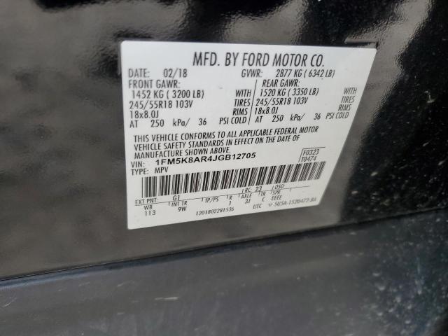 2018 FORD EXPLORER P - 1FM5K8AR4JGB12705