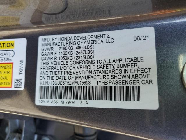 2021 ACURA TLX TECH A - 19UUB5F52MA015693