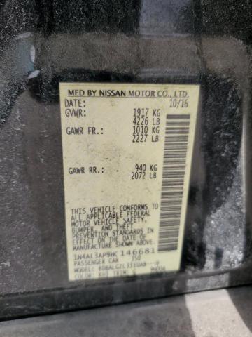 2017 NISSAN ALTIMA 2.5 - 1N4AL3AP9HC146681