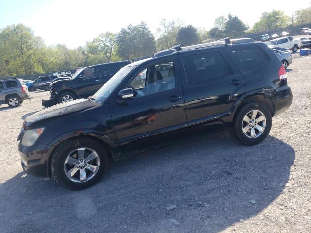 KIA BORREGO LX 2009 black  gas KNDJH742095023800 photo #1