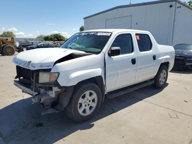 HONDA RIDGELINE 2008 white  gas 2HJYK16278H531145 photo #1