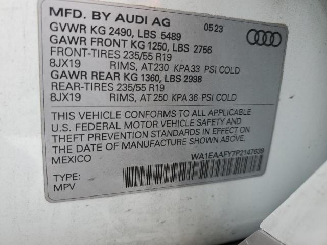 2023 AUDI Q5 PREMIUM - WA1EAAFY7P2147639