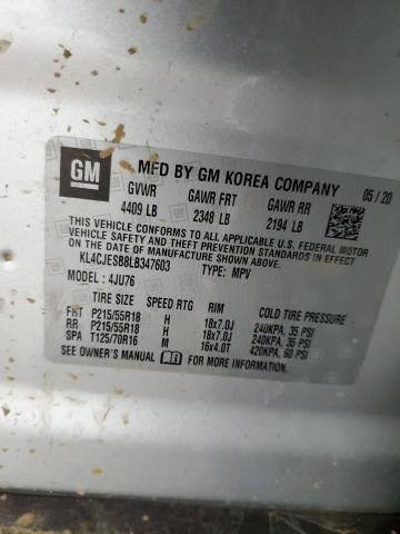 2020 BUICK ENCORE PRE - KL4CJESB8LB347603