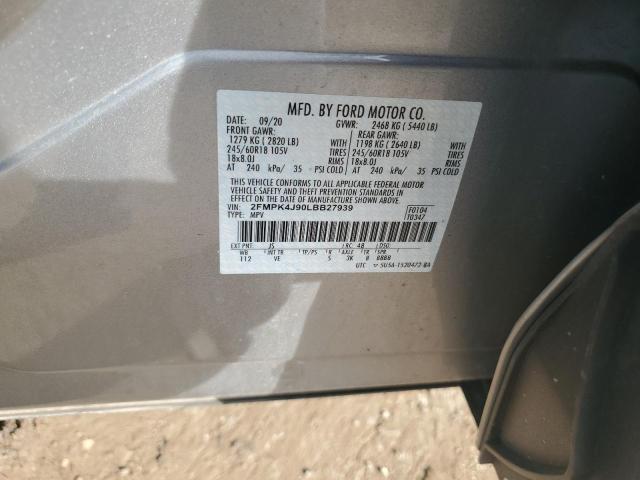 2020 FORD EDGE SEL - 2FMPK4J90LBB27939