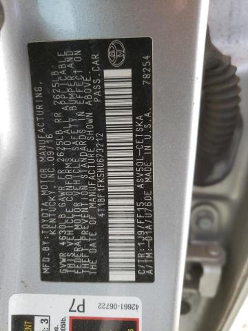 2017 TOYOTA CAMRY LE - 4T1BF1FK5HU673212