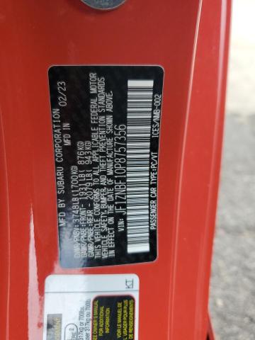 2023 TOYOTA GR 86 PREM JF1ZNBF10P8757356