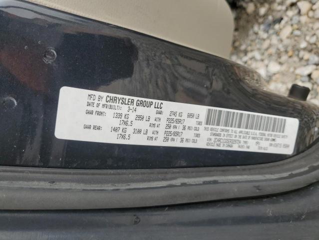 2014 CHRYSLER TOWN & COU - 2C4RC1CG5ER329724