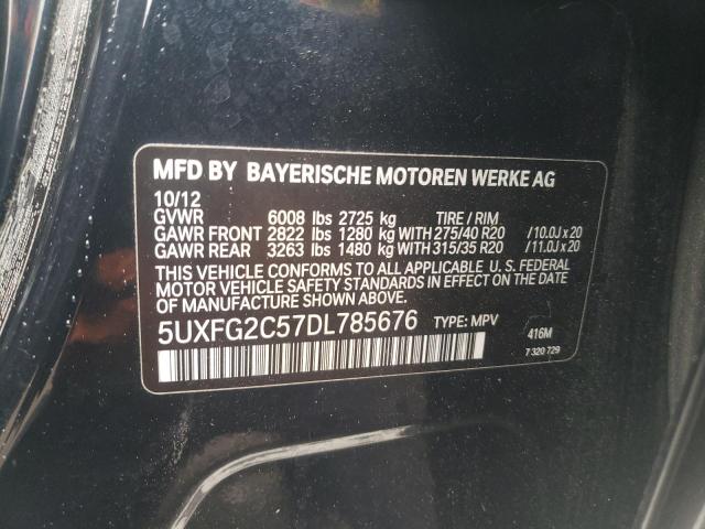 2013 BMW X6 XDRIVE3 - 5UXFG2C57DL785676