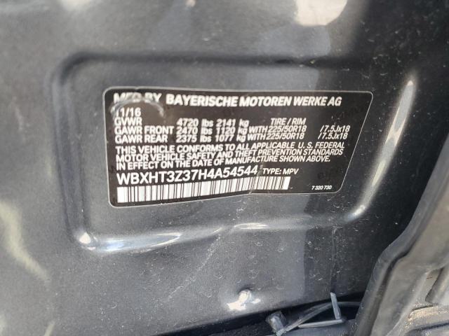 2017 BMW X1 XDRIVE2 - WBXHT3Z37H4A54544
