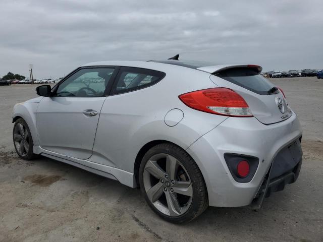 HYUNDAI VELOSTER T 2013 silver  gas KMHTC6AE2DU158240 photo #3
