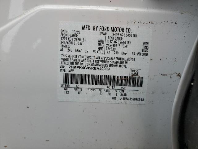 2024 FORD EDGE SE - 2FMPK4G95RBA40909