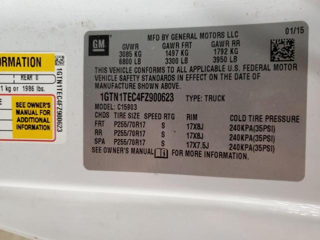 2015 GMC SIERRA C15 - 1GTN1TEC4FZ900623