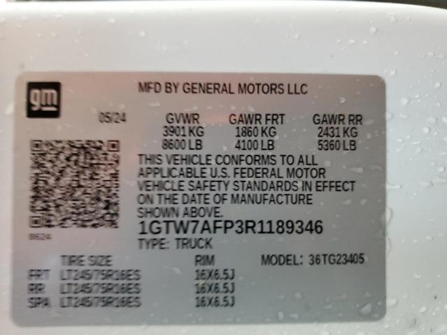 2024 GMC SAVANA G25 1GTW7AFP3R1189346
