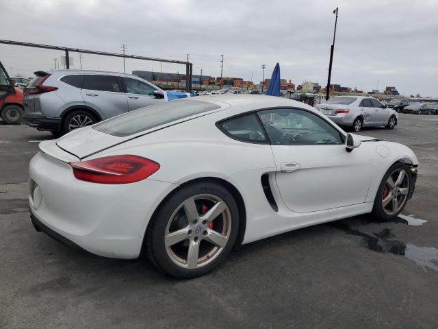 PORSCHE CAYMAN S 2015 white  gas WP0AB2A80FK180138 photo #4