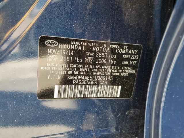 2015 HYUNDAI ELANTRA SE - KMHDH4AE5FU389145