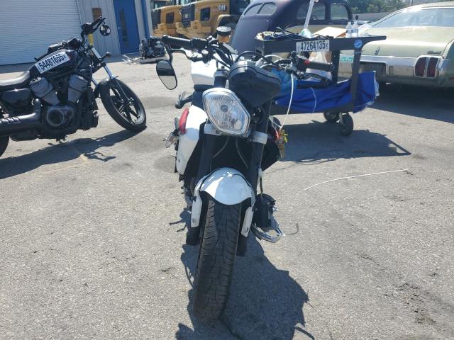 TRIUMPH MOTORCYCLE STREET TRI 2013 white racer gas SMTL03NE2DT582837 photo #3