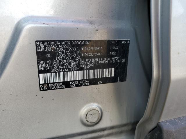 2018 TOYOTA RAV4 LE - JTMZFREVXJJ192019