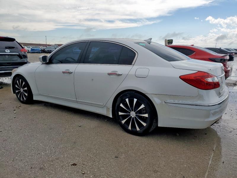 HYUNDAI GENESIS 3. 2012 white  Gasoline KMHGC4DD1CU185758 photo #3