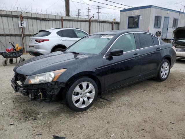HONDA ACCORD EX 2008 black sedan 4d gas JHMCP26788C039498 photo #1