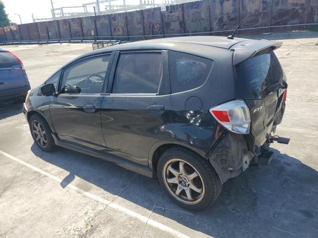 HONDA FIT SPORT 2009 black  gas JHMGE88489S002522 photo #3