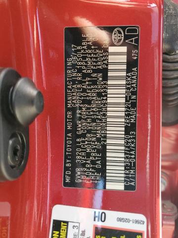 2017 TOYOTA COROLLA L - 2T1BURHE3HC941333