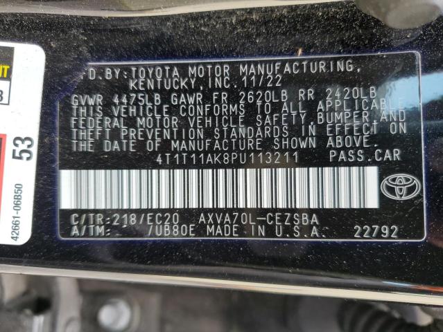2023 TOYOTA CAMRY SE N - 4T1T11AK8PU113211