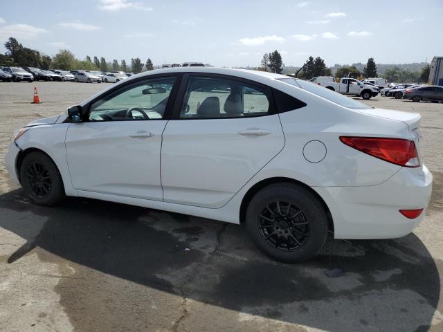 HYUNDAI ACCENT SE 2017 white  gas KMHCT4AE1HU388166 photo #3