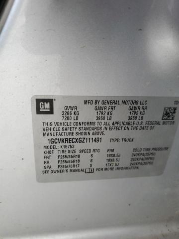2016 CHEVROLET SILVERADO - 1GCVKRECXGZ111491