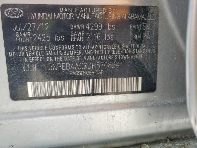 2013 HYUNDAI SONATA GLS - 5NPEB4ACXDH570824