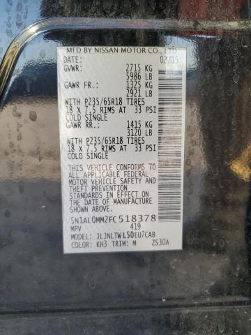 2015 INFINITI QX60 - 5N1AL0MM2FC518378