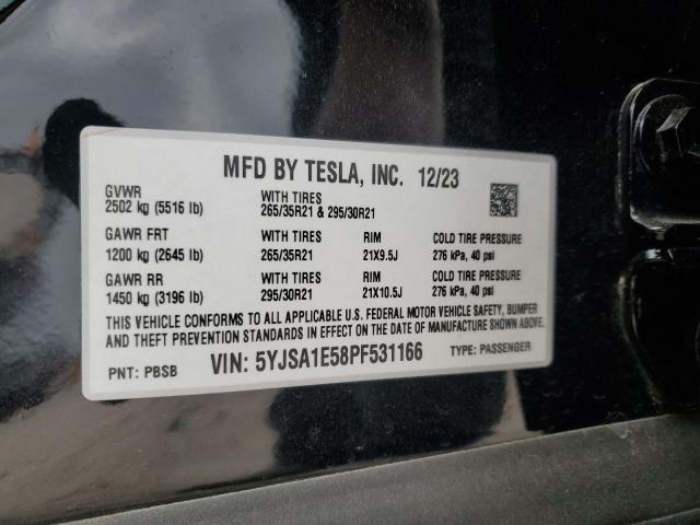 2023 TESLA MODEL S - 5YJSA1E58PF531166