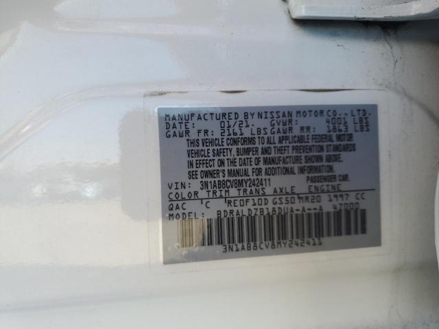 2021 NISSAN SENTRA SV - 3N1AB8CV8MY242411