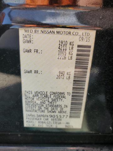 2015 NISSAN ALTIMA 2.5 - 1N4AL3AP6FN905577
