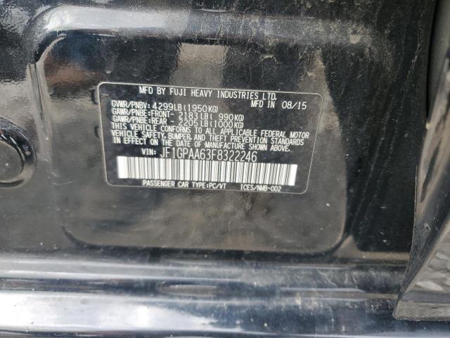 2015 SUBARU IMPREZA PR - JF1GPAA63F8322246