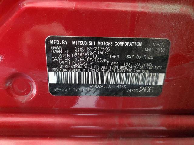 2018 MITSUBISHI OUTLANDER - JA4AD2A35JZ054138