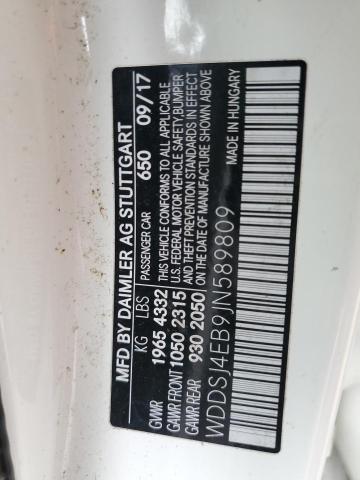2018 MERCEDES-BENZ CLA 250 - WDDSJ4EB9JN589809