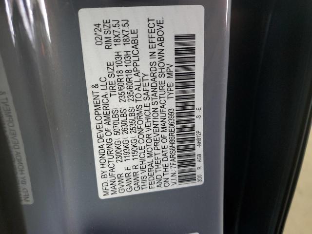 2024 HONDA CR-V SPORT - 7FARS6H86RE063993